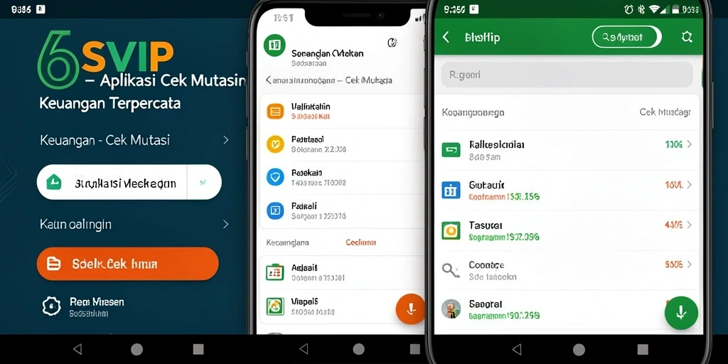 Tampilan antarmuka aplikasi 6SVIP yang intuitif dan informatif.
