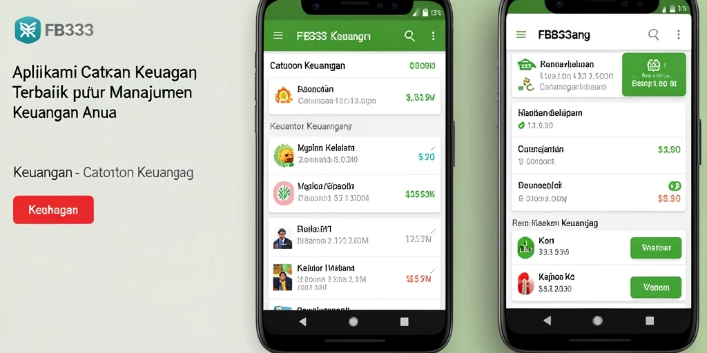 Tampilan aplikasi FB333 menampilkan catatan keuangan yang jelas dan terorganisir.