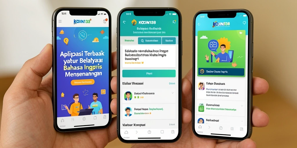 Antarmuka KOIN138 yang menarik untuk belajar Bahasa Inggris