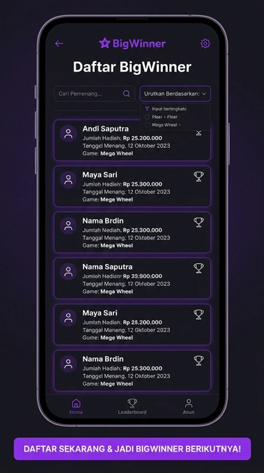 Panduan Pembuatan Akun Bigwinner untuk Pengguna Android